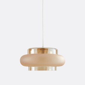 Hanglamp in gekleurd glasØ40 cm, Triana