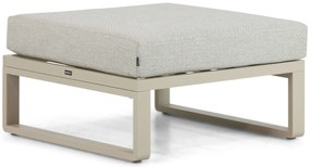Hoek loungeset 5 personen Aluminium/Polywood (teakfinish) Taupe  Lifestyle Garden Furniture Lezo
