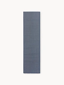 Outdoor dubbelzijdige loper Cort met zigzag patroon