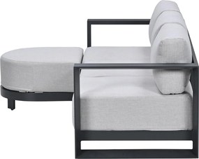 Garden Impressions Malakka loungebank chaise longue - donker grijs