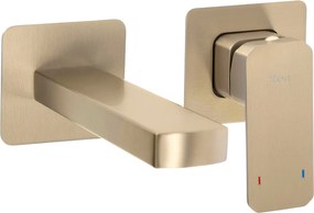 Inbouw wastafelkraan REA Arlo Brush Gold