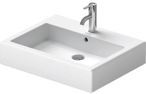 Duravit Vero wastafel 60x47 cm. met 1 kraangat wit 0454600027