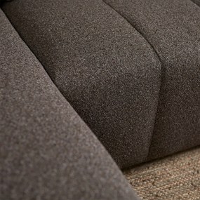 Bruine Bank Met Decoratieve Strepen Hoek Links