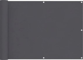 vidaXL Balkonscherm 90x400 cm oxford stof antraciet
