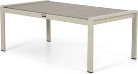 Stoel en Bank Loungeset 4 personen Aluminium Zand/Beige  Domani Furniture Leaf