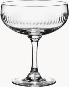 Mondgeblazen kristallen cocktailglazen Spears, 4-delig