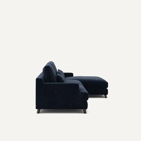 Chenille fluwelen hoekbank, Alwine
