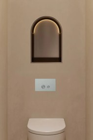 Hotbath &More inbouwnis met verlichting toogmodel 30x45x10cm tuscan bronze