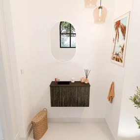 Mondiaz Joya 70cm toiletmeubel shadow met wastafel faye links 1 kraangat urban