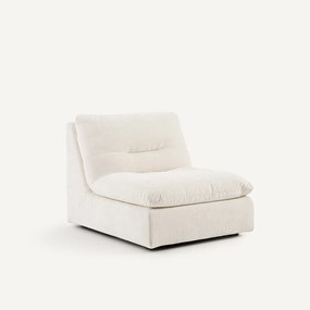Modulaire fauteuil van chenillefluweel, Giuliano