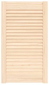 vidaXL Louvredeur 69x39,4 cm massief grenenhout