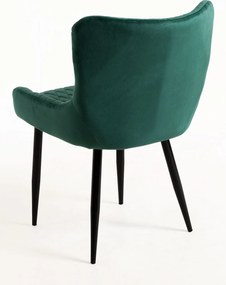 Set van 4 Sanda Fluwelen Stoelen