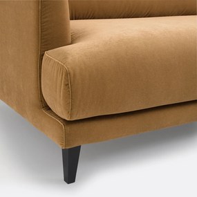 Compacte 2-zitsbank, fluweel, Monza