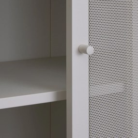 Hoge Kast Van Metaal Greige - 90x40x180cm.