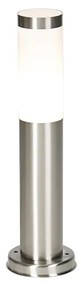 Moderne buitenlamp paal staal 45 cm IP44 - Rox Modern E27 IP44 Buitenverlichting cilinder / rond rond