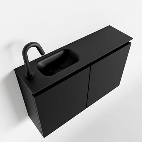 Mondiaz Ture 80cm toiletmeubel urban met wastafel urban links 1 kraangat