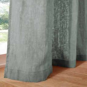 Gewassen linnen gordijn met verborgen lussen Onega