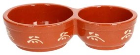 Olijfschaaltje met takjes, terracotta