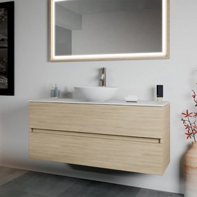 Riho Avella waskom solid surface rond wit mat