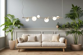 Hanglamp APP1664-6CP Gold