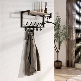 Kapstok Met Hoedenplank En 5 Haken