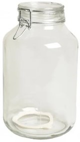 Beugelpot, glas, rond, 4 l