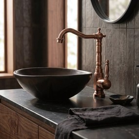 Wastafelkraan REA Bona Brush Copper High