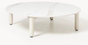 Ronde tuin salontafel Sienna met marmerlook