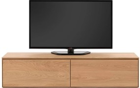 Goossens Excellent Tv Meubel Vic, 2 kleppen met kabeldoorvoer in bovenblad