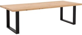 Goossens Eettafel Blade, Strak blad 260 x 100 cm 6 cm dik