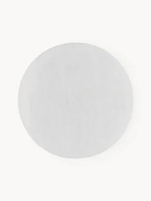 Rond katoenen vloerkleed Lora, handgeweven
