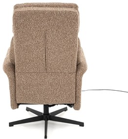 Relaxfauteuil Elektrisch Taupe Stof