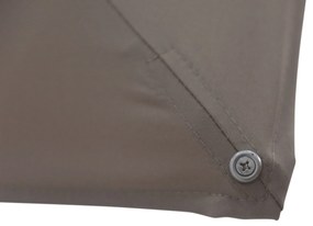 Zweefparasol  3x3m S1 (excl. voet) Taupe-naturel-bruin Camello Diego