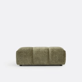 XL poef, vintage ribfluweel, L109 cm, Nuria