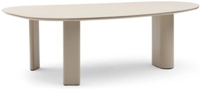 Dining Tuintafel  240 x 120 cm Aluminium/Ceramic stone Taupe Weave