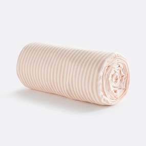 Hoeslaken voor kinderen, van flanel, met streepjesprint, omslag 25 cm, MEREDITH