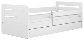 Peuter Wit  Eenpersoonsbed Kami - Voor kinderen Kinderen Peuter Junior 5056231742313 Children's Beds Home, 160x80, Nee, 10 cm schuim/kokos/boekweitmat