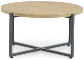 Stoel en Bank Loungeset 5 personen Aluminium/Teak Grijs  Apple Bee Condor