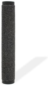 vidaXL Droogloopmat rechthoekig getuft 90x150 cm antraciet