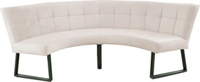 Eetkamerbank - Amsterdam - stof Element zand 17 - geschikt voor tafel 130 cm