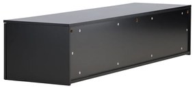 Multifunctioneel TV Meubel Zwart - 160x45x35cm.