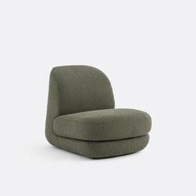 Stoel van boucléstof Lega