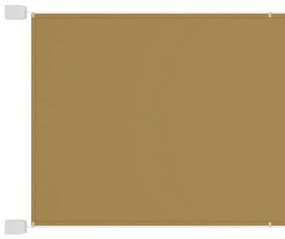 vidaXL Luifel verticaal 100x800 cm oxford stof beige