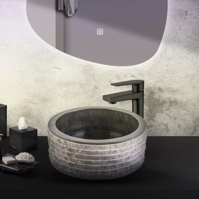 Sanigoods Eliza waskom rond 40x15cm zwart