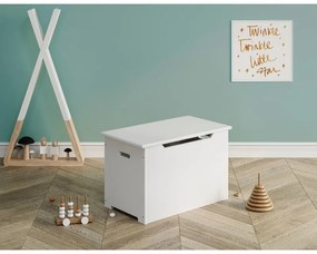Peuter Wit  Speelgoedkist - Woody 5056231793315 Children's Beds Home Dennenhout