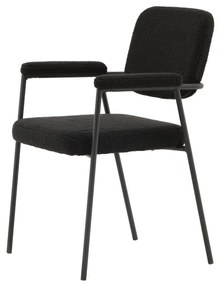 Jörn Eetkamerstoel - Gustav - Zwart - Fluweel - Jörn