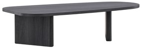 Organische Salontafel Zwart - 65 X 130cm.