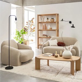 Salontafel in massief eik, Elmo