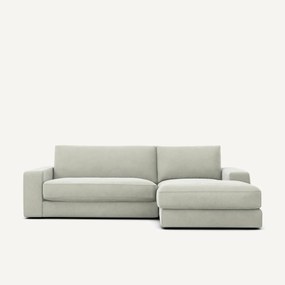 Stonewashed fluwelen hoekbank, SKANDER