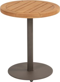 Volta bijzettafel met middenpoot 45xH55 cm aluminium terre 4 Seasons Outdoor